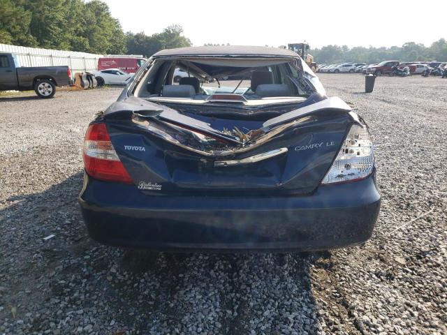 4T1BE32K44U345441 - 2004 TOYOTA CAMRY LE BLUE photo 6