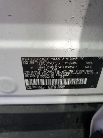 2T3G1RFV3RW473841 - 2024 TOYOTA RAV4 LE 白色 照片 14