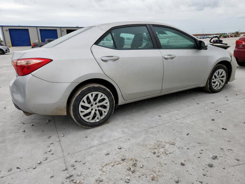 5YFBURHE2KP887031 - 2019 TOYOTA COROLLA L 银色 照片 3