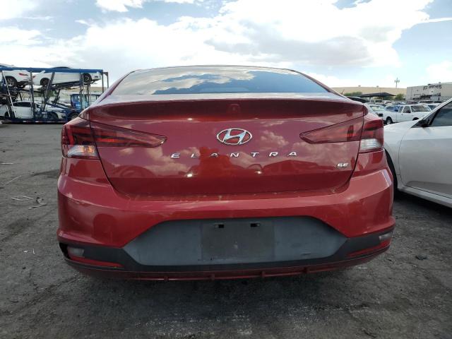 KMHD74LF3KU773024 - 2019 HYUNDAI ELANTRA SE RED photo 6