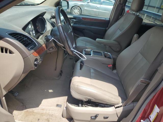 2C4RC1CG7ER143165 - 2014 CHRYSLER TOWN & COU TOURING L RED photo 7