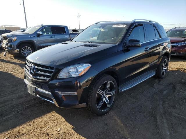 4JGDA5HB2EA377735 - 2014 MERCEDES-BENZ ML 350 4MATIC BLACK photo 1