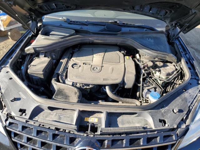 4JGDA5HB2EA377735 - 2014 MERCEDES-BENZ ML 350 4MATIC BLACK photo 11