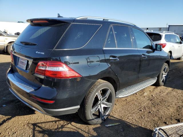 4JGDA5HB2EA377735 - 2014 MERCEDES-BENZ ML 350 4MATIC BLACK photo 3