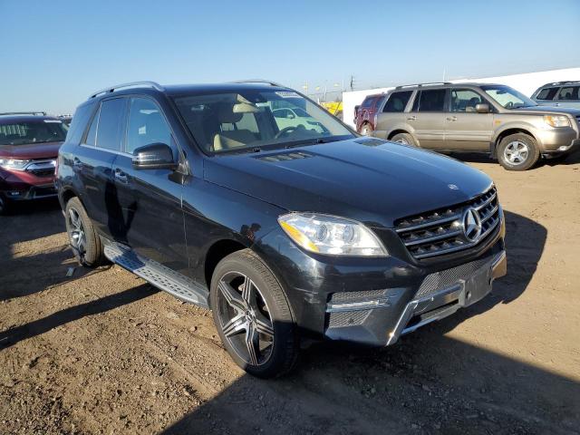 4JGDA5HB2EA377735 - 2014 MERCEDES-BENZ ML 350 4MATIC BLACK photo 4