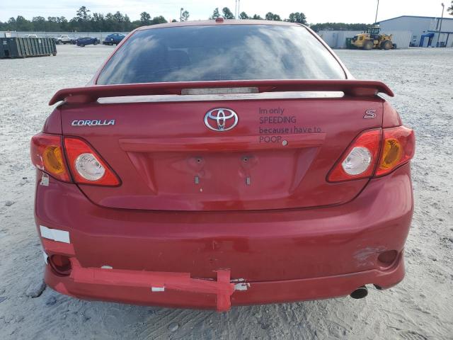 2T1BU4EEXAC460069 - 2010 TOYOTA COROLLA BASE Qırmızı foto 6