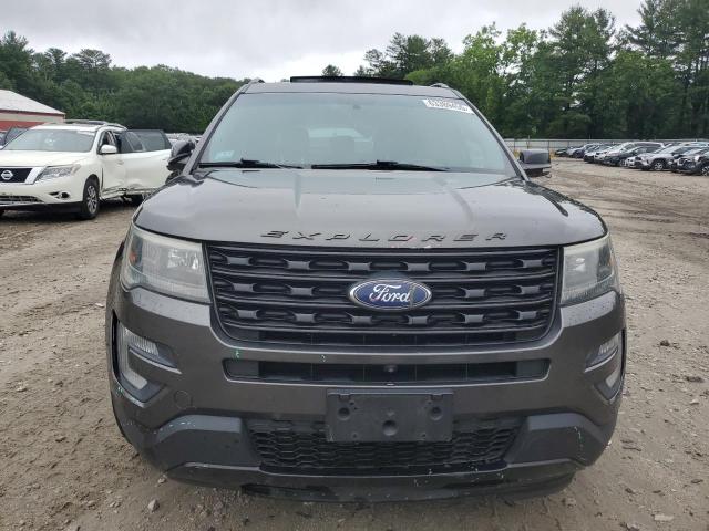 1FM5K8GT0GGC10044 - 2016 FORD EXPLORER SPORT ნაცრისფერი ფოტო 5