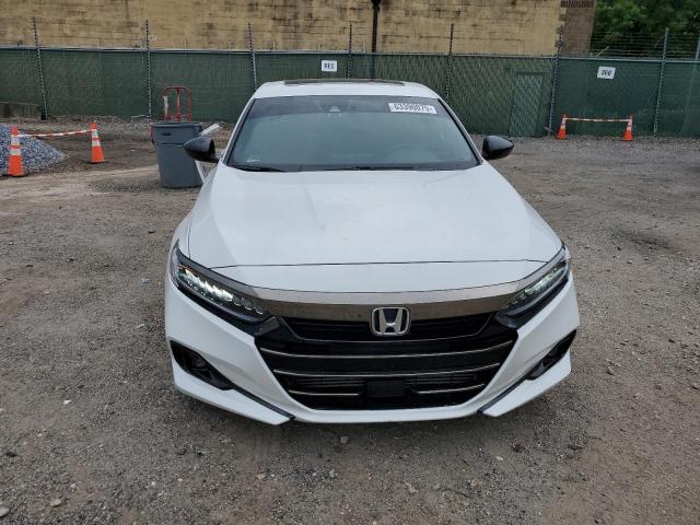 1HGCV2F38MA014256 - 2021 HONDA ACCORD SPORT 白色 照片 5