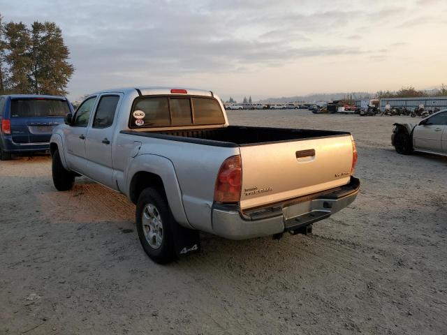 5TEMU52N76Z310215 - 2006 TOYOTA TACOMA DOUBLE CAB LONG BED SILVER photo 3