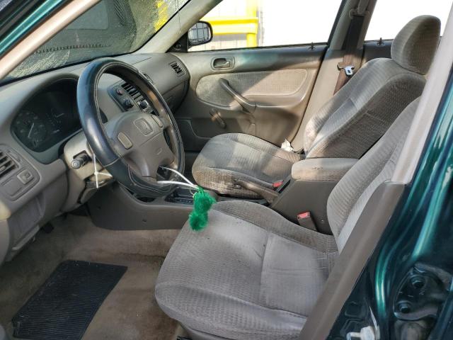 2HGEJ6616XH525593 - 1999 HONDA CIVIC BASE Yaşıl foto 7