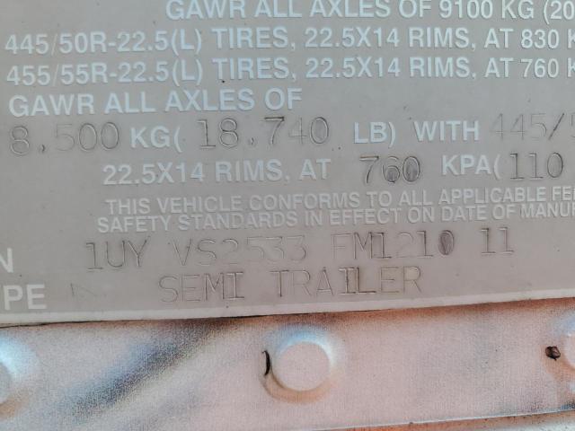 1UYVS2533FM121011 - 2015 UTILITY UNKNOWN Beyaz fotoğraf 10