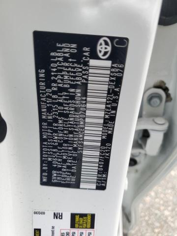 5YFS4MCE8MP070644 - 2021 TOYOTA COROLLA SE WHITE photo 12