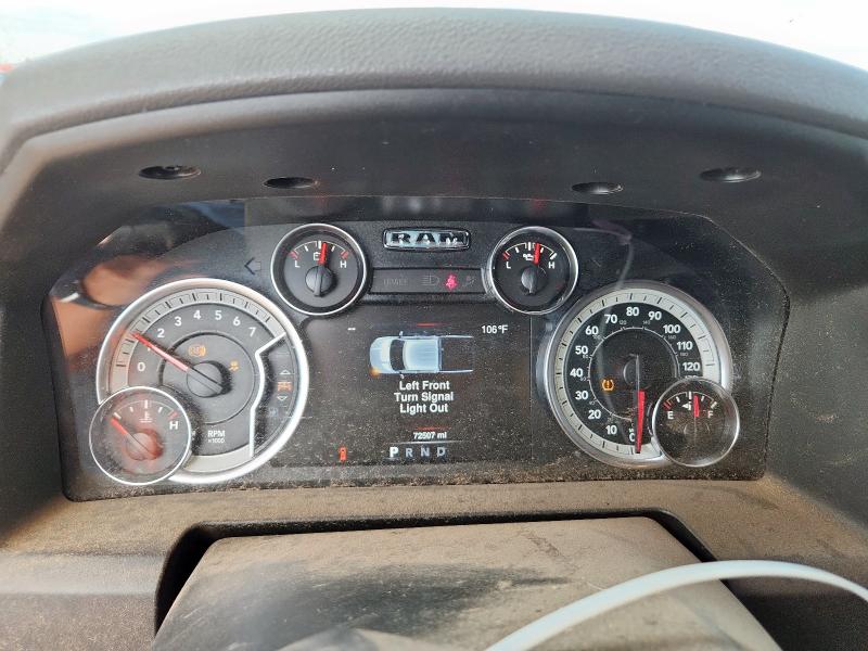 1C6RR6GG7KS676088 - 2019 RAM 1500 CLASS SLT BLACK photo 9