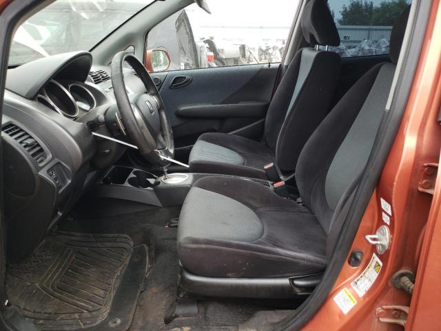 JHMGD38647S012081 - 2007 HONDA FIT S ნარინჯისფერი ფოტო 7