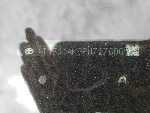 4T1G11AK9PU727606 - 2023 TOYOTA CAMRY SE NIGHT SHADE BLACK photo 12