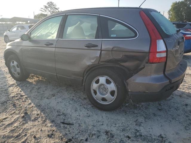 5J6RE38399L009617 - 2009 HONDA CR-V LX GRAY photo 2