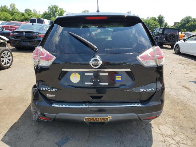 KNMAT2MV7GP698766 - 2016 NISSAN ROGUE S BLACK photo 6