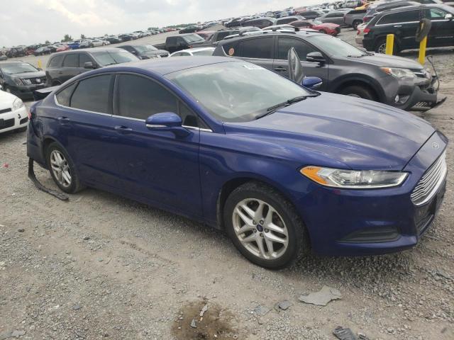 3FA6P0HD3ER119445 - 2014 FORD FUSION SE BLUE photo 4