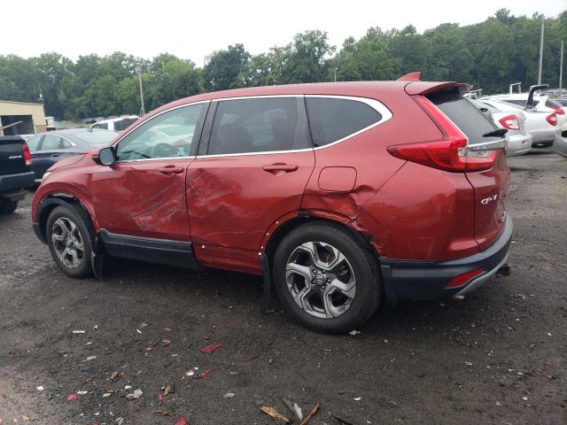 2HKRW2H51KH643285 - 2019 HONDA CR-V EX BURGUNDY photo 2