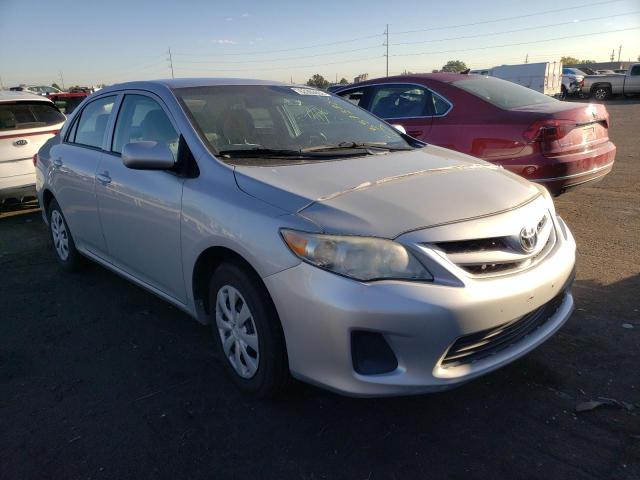 2T1BU4EE9DC996483 - 2013 TOYOTA COROLLA BASE SILVER photo 1