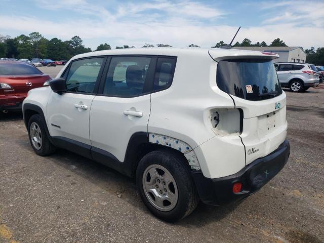 ZACCJAAB4HPG04589 - 2017 JEEP RENEGADE SPORT WHITE photo 2