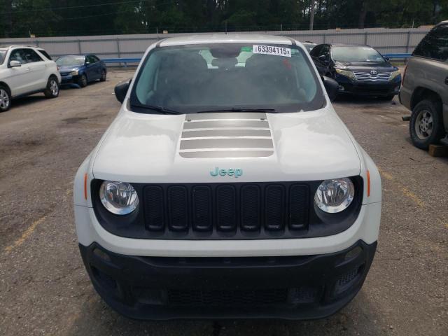 ZACCJAAB4HPG04589 - 2017 JEEP RENEGADE SPORT WHITE photo 5