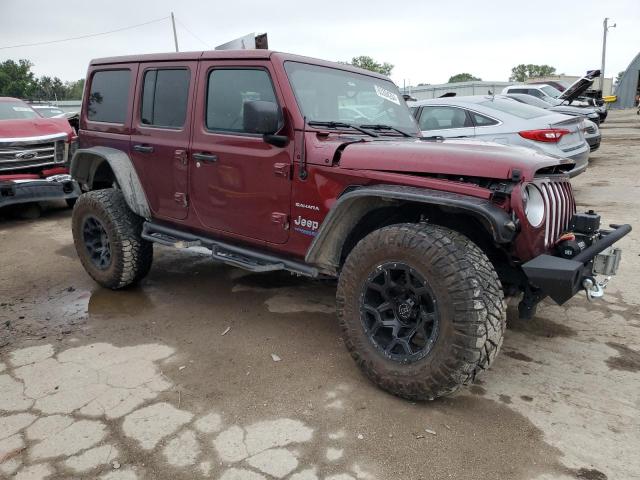 1C4JJXP68MW704471 - 2021 JEEP WRANGLER U SAHARA 4XE BURGUNDY photo 4