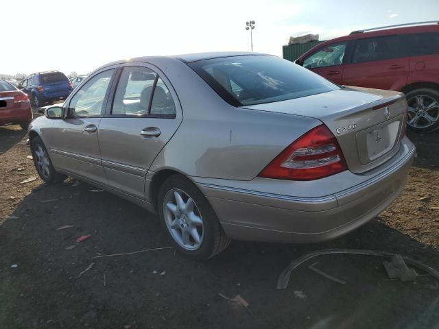 WDBRF61J84E016583 - 2004 MERCEDES-BENZ C 240 TAN photo 2