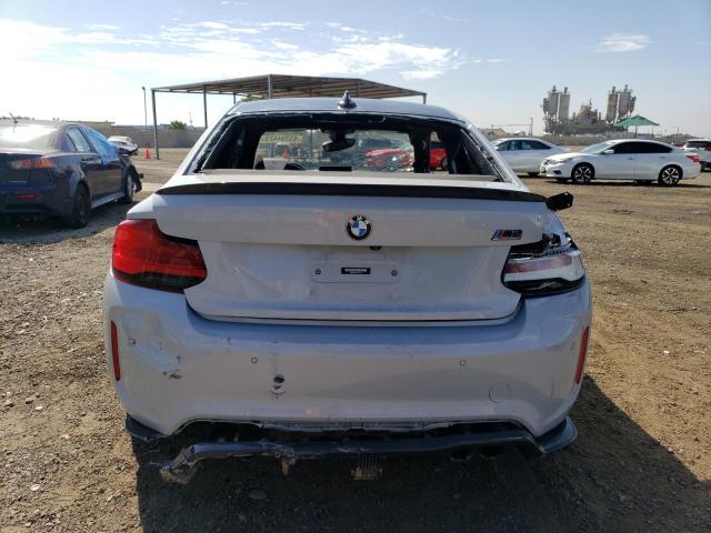 WBS2U7C02L7F01125 - 2020 BMW M2 COMPETITION WHITE photo 6