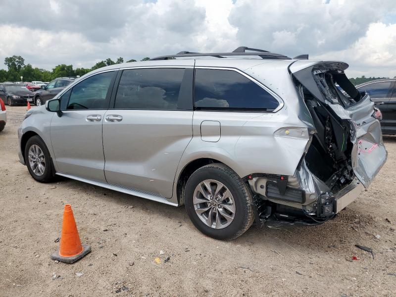 5TDBRKEC0SS255230 - 2025 TOYOTA SIENNA LE GRAY photo 2