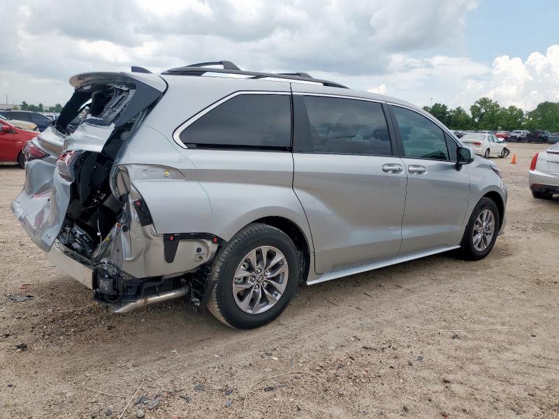 5TDBRKEC0SS255230 - 2025 TOYOTA SIENNA LE GRAY photo 3