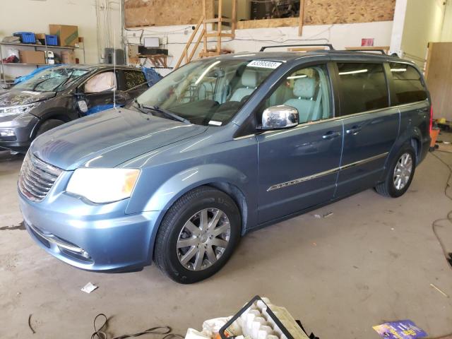 2A4RR8DG0BR779938 - 2011 CHRYSLER TOWN & COU TOURING L BLUE photo 1