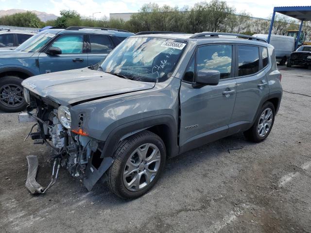 ZACNJABB4KPK61049 - 2019 JEEP RENEGADE LATITUDE GRAY photo 1