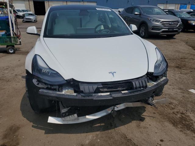 5YJ3E1EB6NF118027 - 2022 TESLA MODEL 3 WHITE photo 5