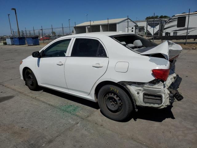 JTDBL40E49J043198 - 2009 TOYOTA COROLLA BASE WHITE photo 2