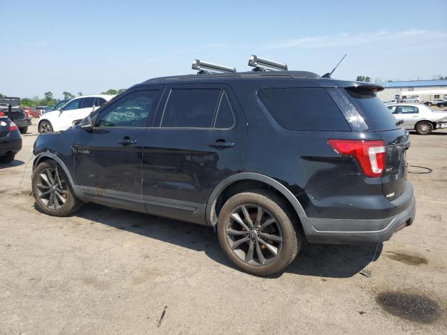 1FM5K8D85JGC79383 - 2018 FORD EXPLORER XLT Қара фото 2