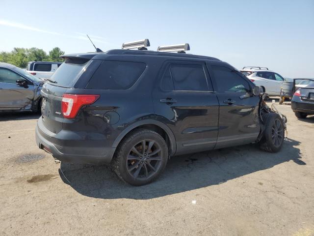 1FM5K8D85JGC79383 - 2018 FORD EXPLORER XLT Қара фото 3