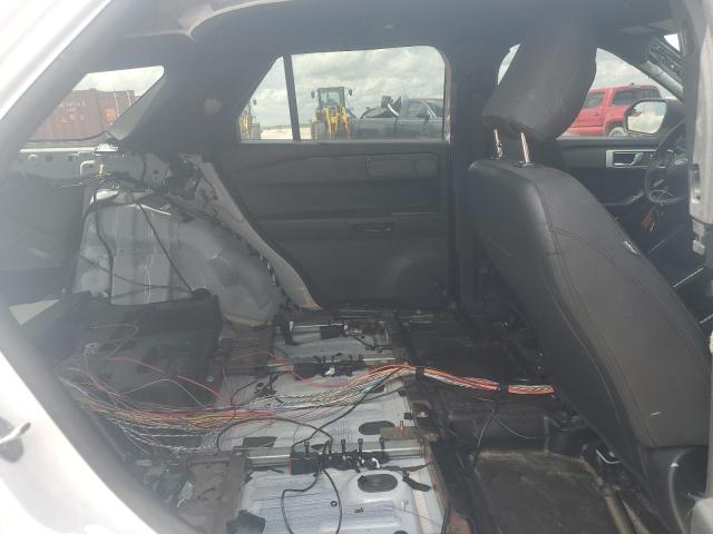 1FM5K8AB1MGA86409 - 2021 FORD EXPLORER POLICE INTERCEPTOR Blanc photo 11