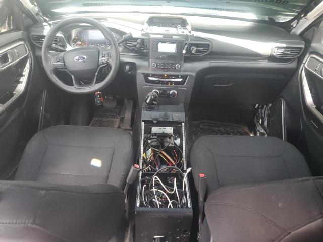 1FM5K8AB1MGA86409 - 2021 FORD EXPLORER POLICE INTERCEPTOR Blanc photo 8
