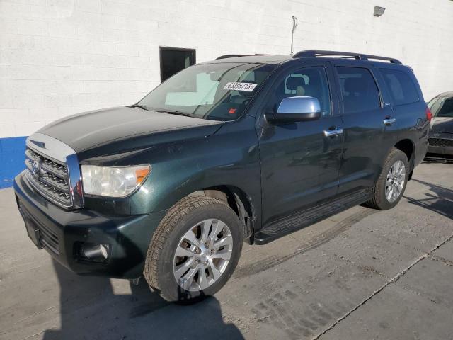 5TDBY68A38S008569 - 2008 TOYOTA SEQUOIA LIMITED GREEN photo 1