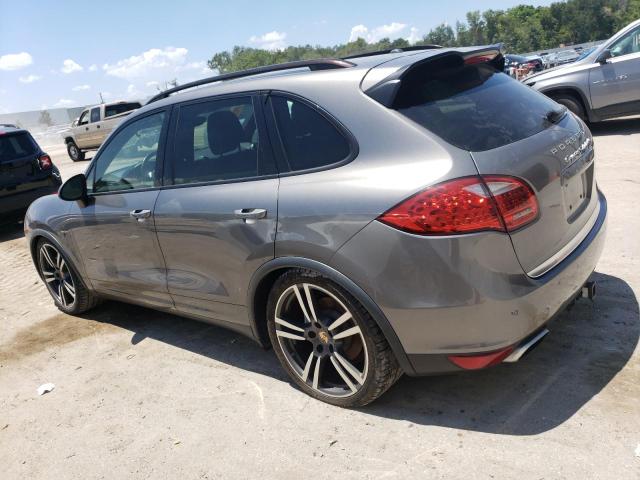 WP1AE2A29DLA15858 - 2013 PORSCHE CAYENNE S HYBRID GRAY photo 2