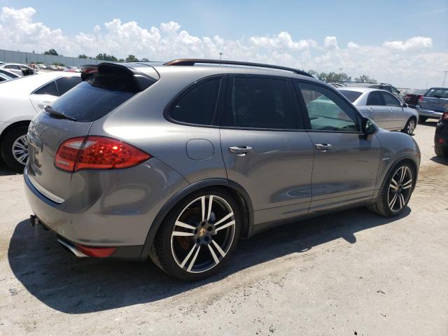 WP1AE2A29DLA15858 - 2013 PORSCHE CAYENNE S HYBRID GRAY photo 3