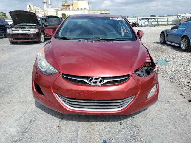 5NPDH4AEXDH405478 - 2013 HYUNDAI ELANTRA GLS RED photo 5