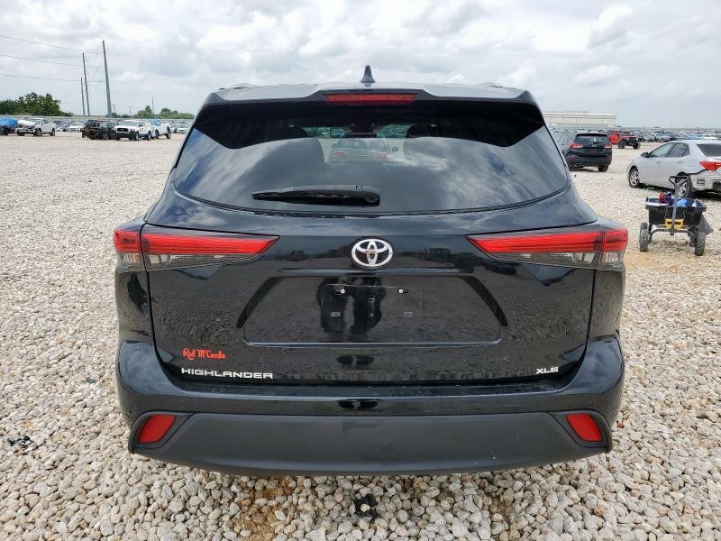 5TDGZRAH3LS509692 - 2020 TOYOTA HIGHLANDER XLE 黑色 照片 6