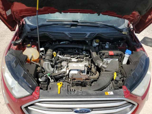 MAJ3S2GE8KC273442 - 2019 FORD ECOSPORT SE Czerwony zdjęcie 12