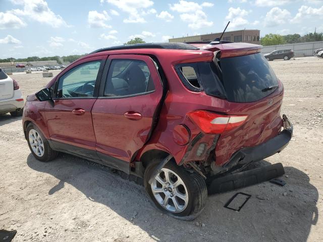 MAJ3S2GE8KC273442 - 2019 FORD ECOSPORT SE Czerwony zdjęcie 2
