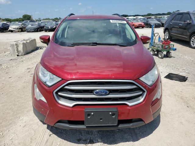 MAJ3S2GE8KC273442 - 2019 FORD ECOSPORT SE Czerwony zdjęcie 5