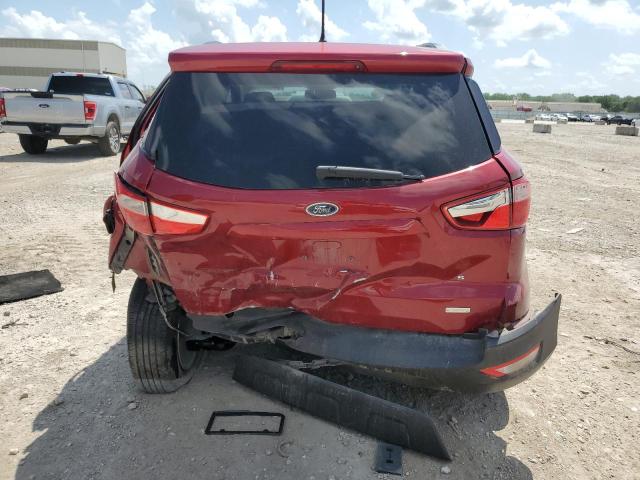 MAJ3S2GE8KC273442 - 2019 FORD ECOSPORT SE Czerwony zdjęcie 6