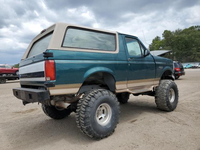 1FMEU15N2TLC03099 - 1996 FORD BRONCO U100 GREEN photo 3