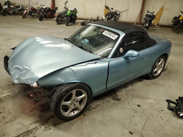 JM1NB353120224160 - 2002 MAZDA MX-5 MIATA BASE BLUE photo 1